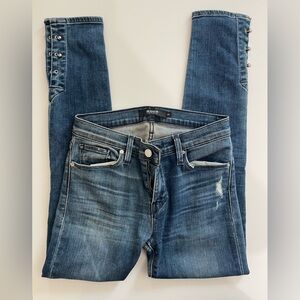 Hudson Jeans with Unique Silver Bead Ankle Hardware - Size 26